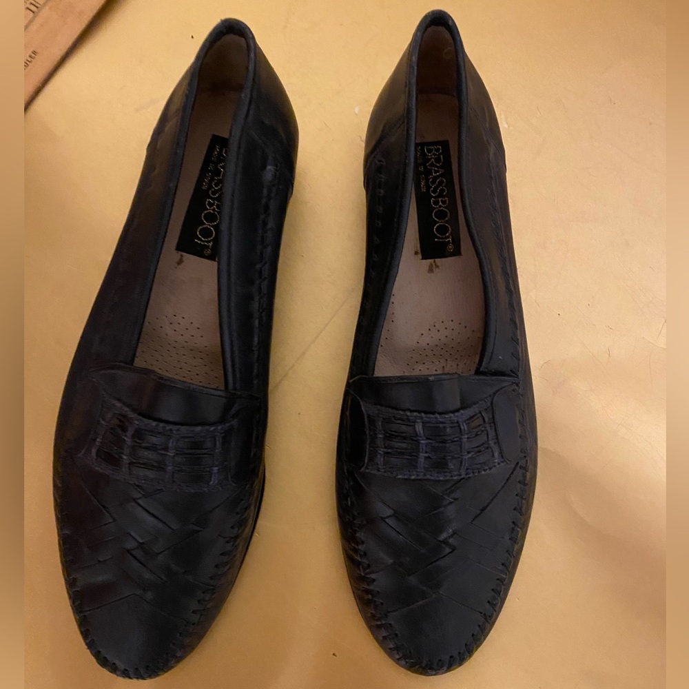 Brassboot black leather shoes US 9 men’s